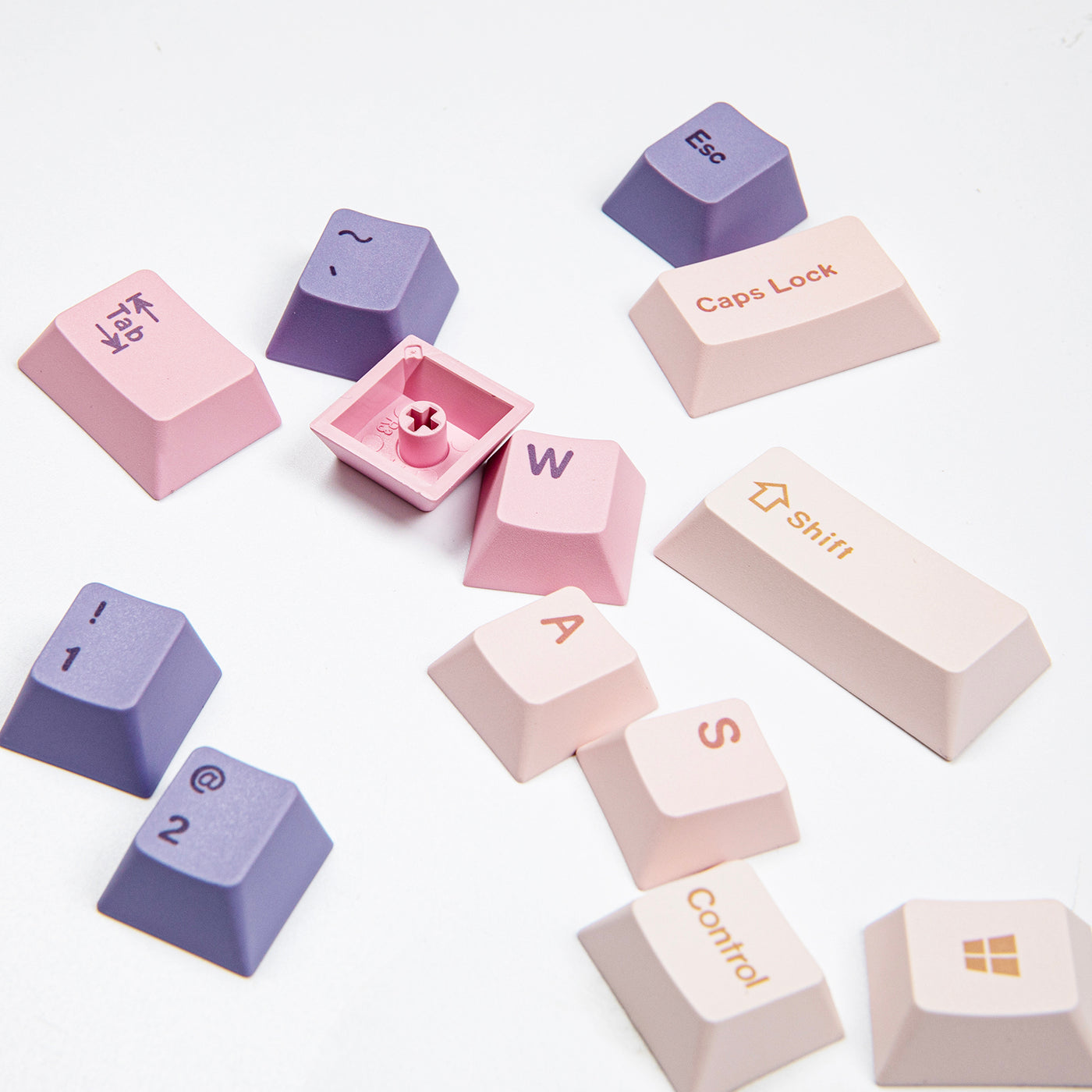 EPOMAKER Lavender Jade Keycap Set — angled product view
