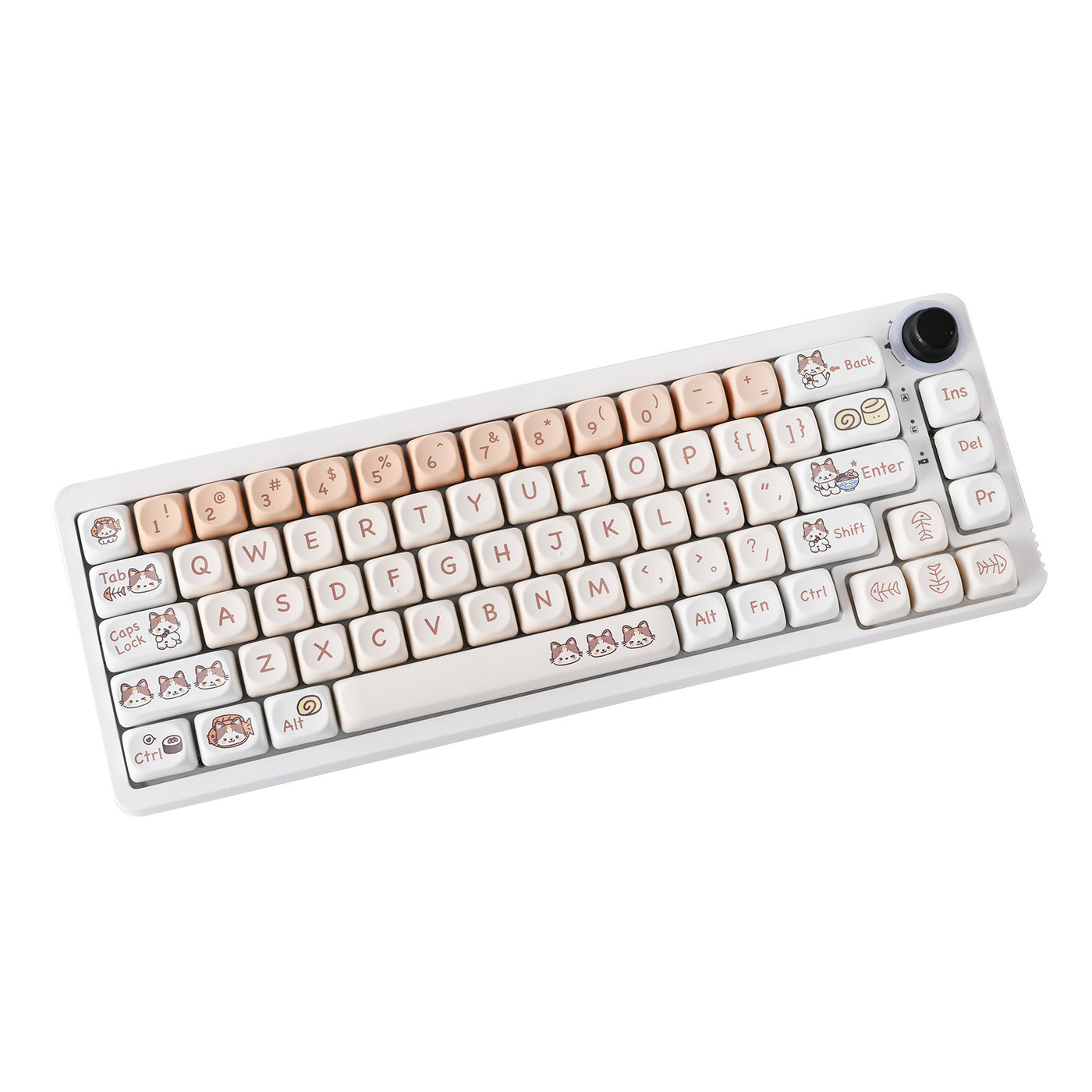 Epomaker Meow Sushi keycaps Set — angled product view