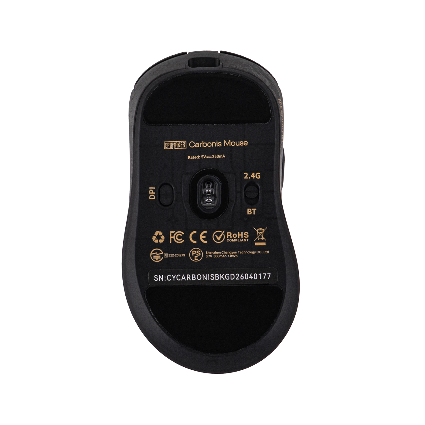 EPOMAKER Carbonis Mouse — angled product view