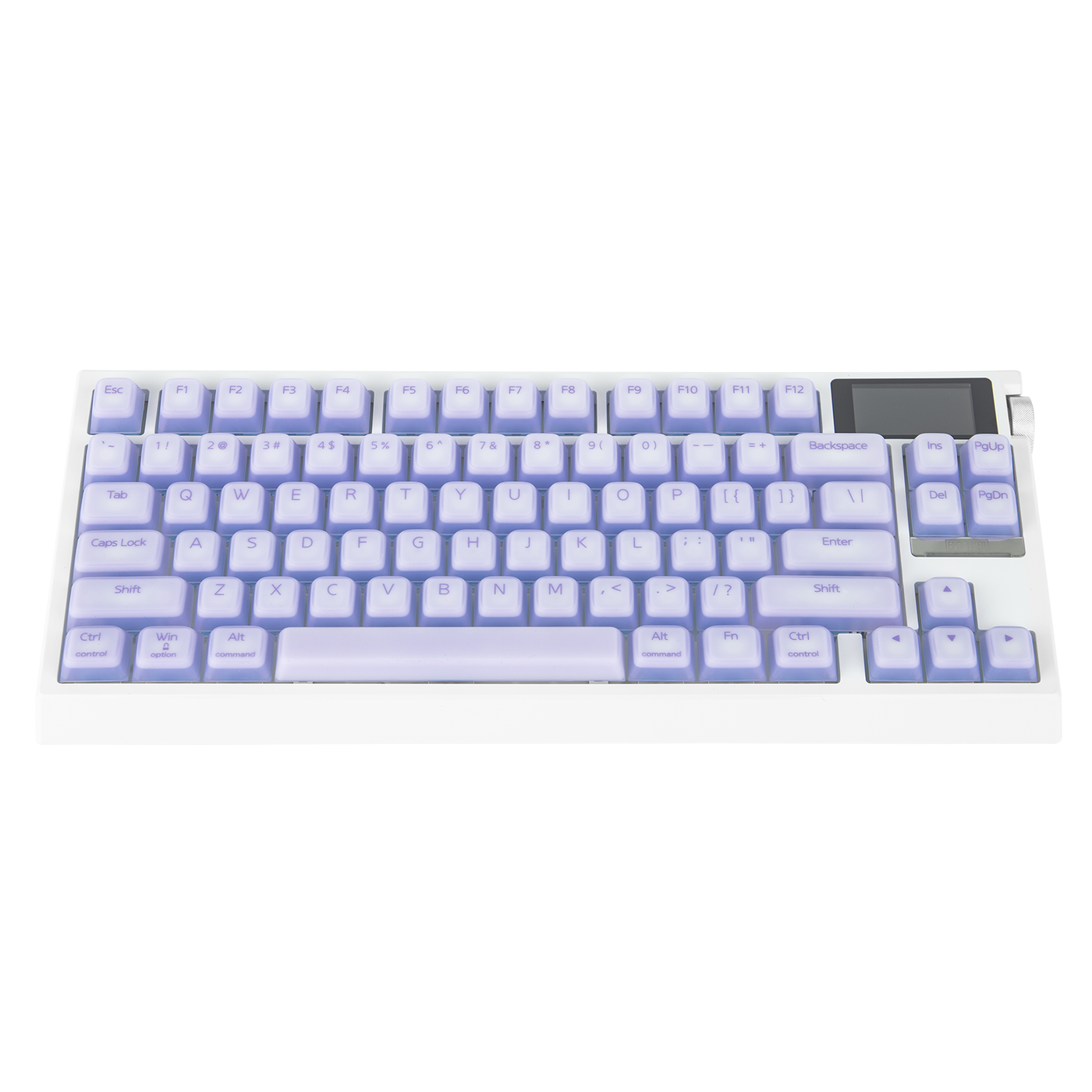 EPOMAKER G84 PRO lavender colorway clean top-down view