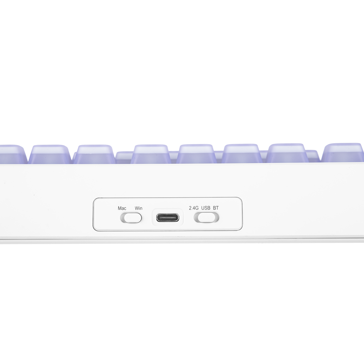 EPOMAKER G84 PRO close-up of back I/O ports and connection mode switch