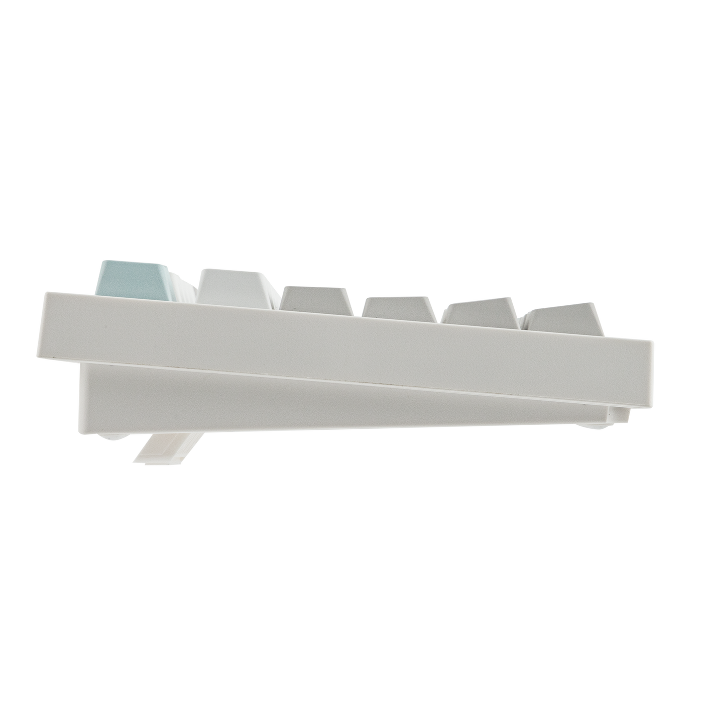 EPOMAKER QK108 Mint Grey side profile, no lighting