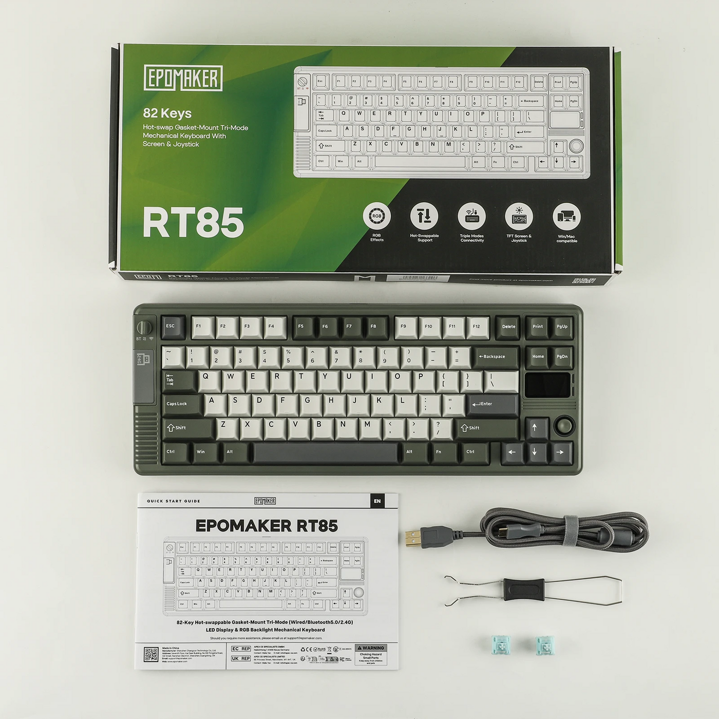 EPOMAKER RT85 — packaging and accessories