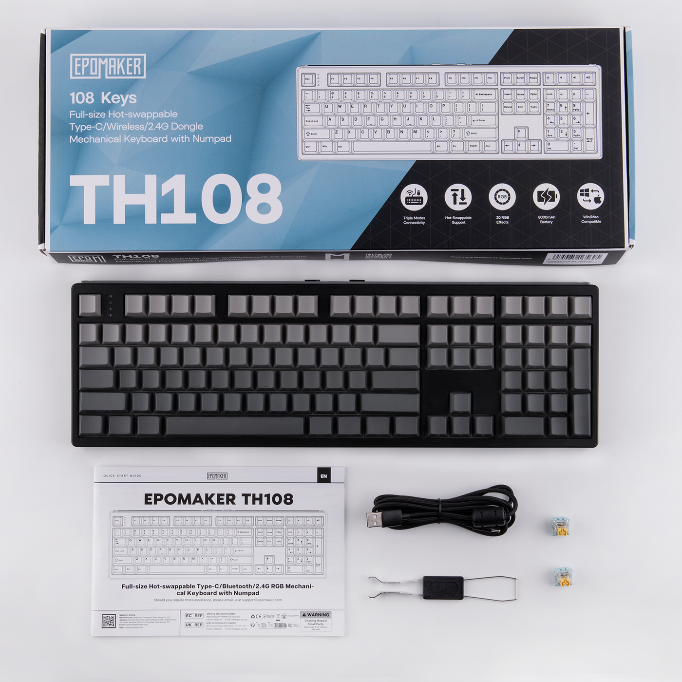 EPOMAKER TH108 — product view 15