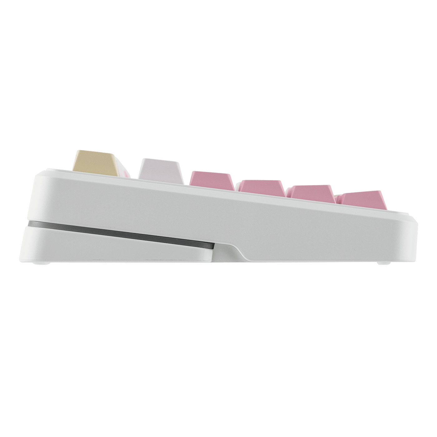 EPOMAKER TH99 PRO Pink side profile, no RGB lighting
