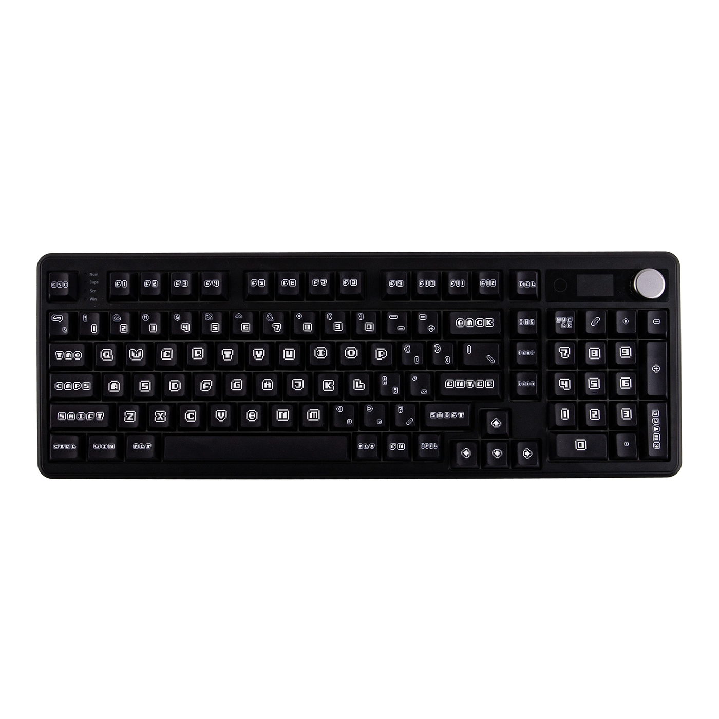 Epomaker × vvyruus Retromania Keycaps Set — top-down view