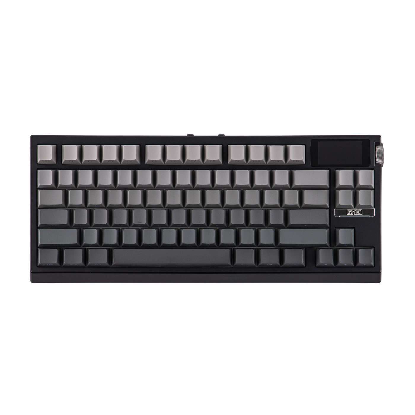 EPOMAKER G84 PRO black colorway top-down clean view