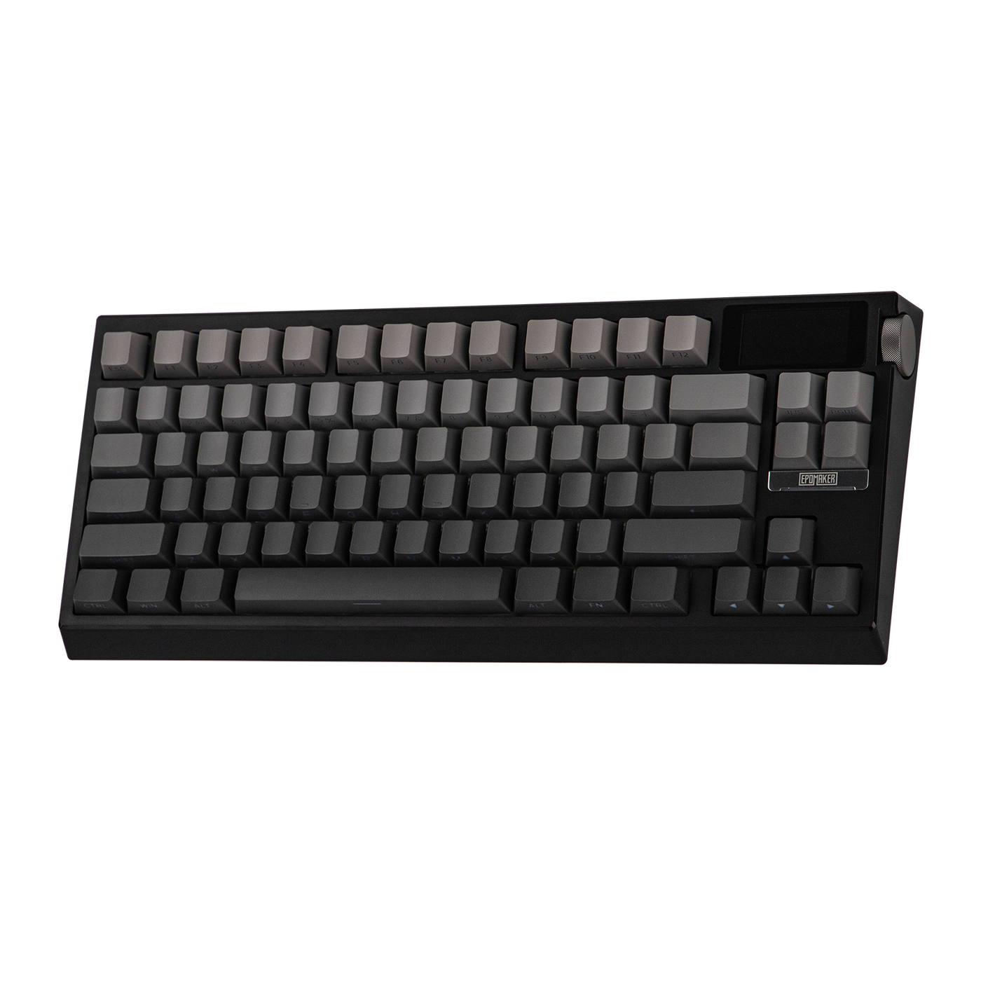 EPOMAKER G84 PRO black colorway full top-down view