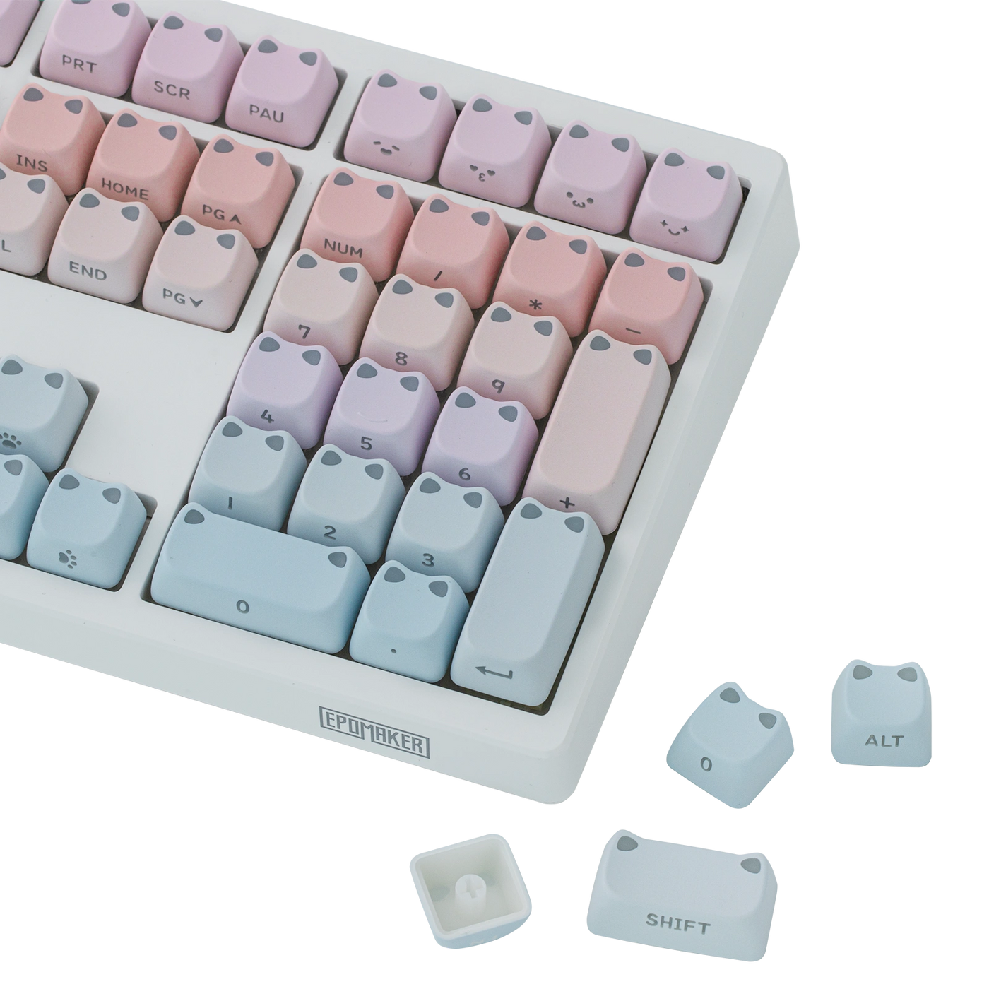 EPOMAKER Shimmeow Keycap Set — product view 6
