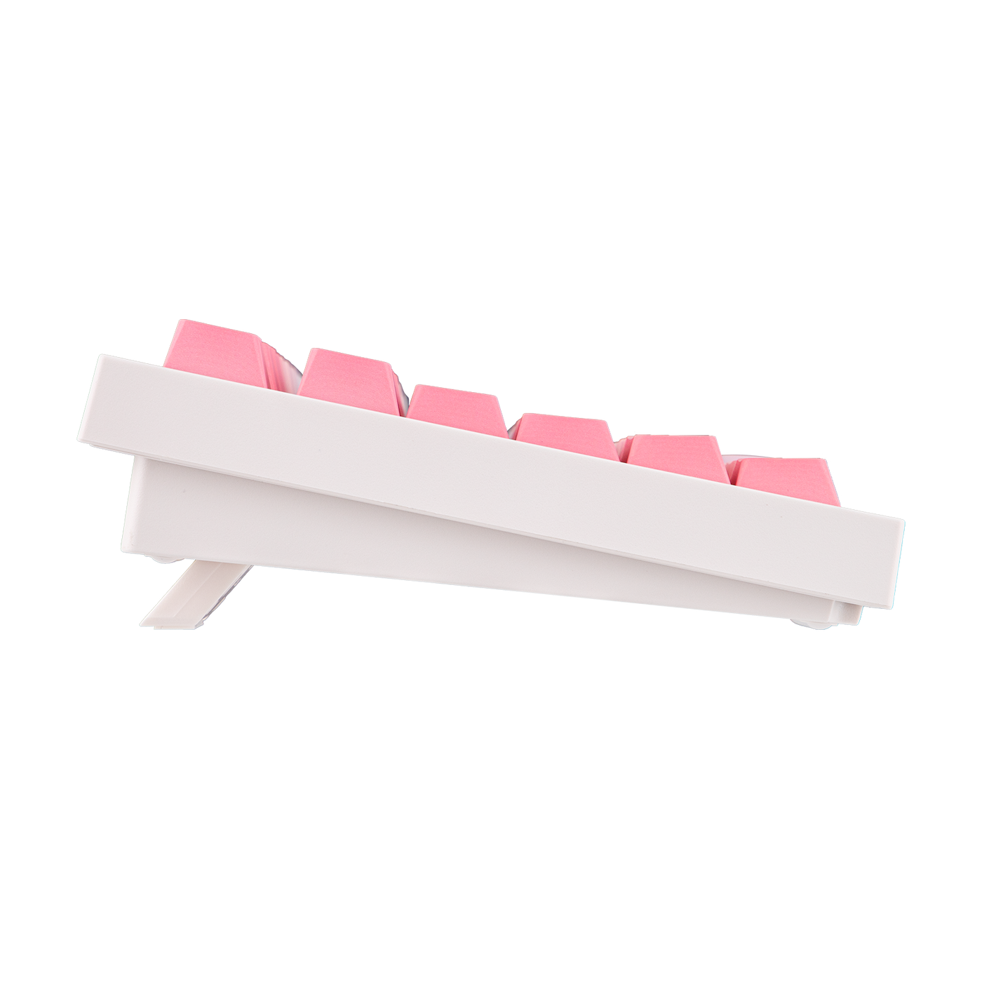 EPOMAKER QK108 Pink Sakura side profile from rear angle