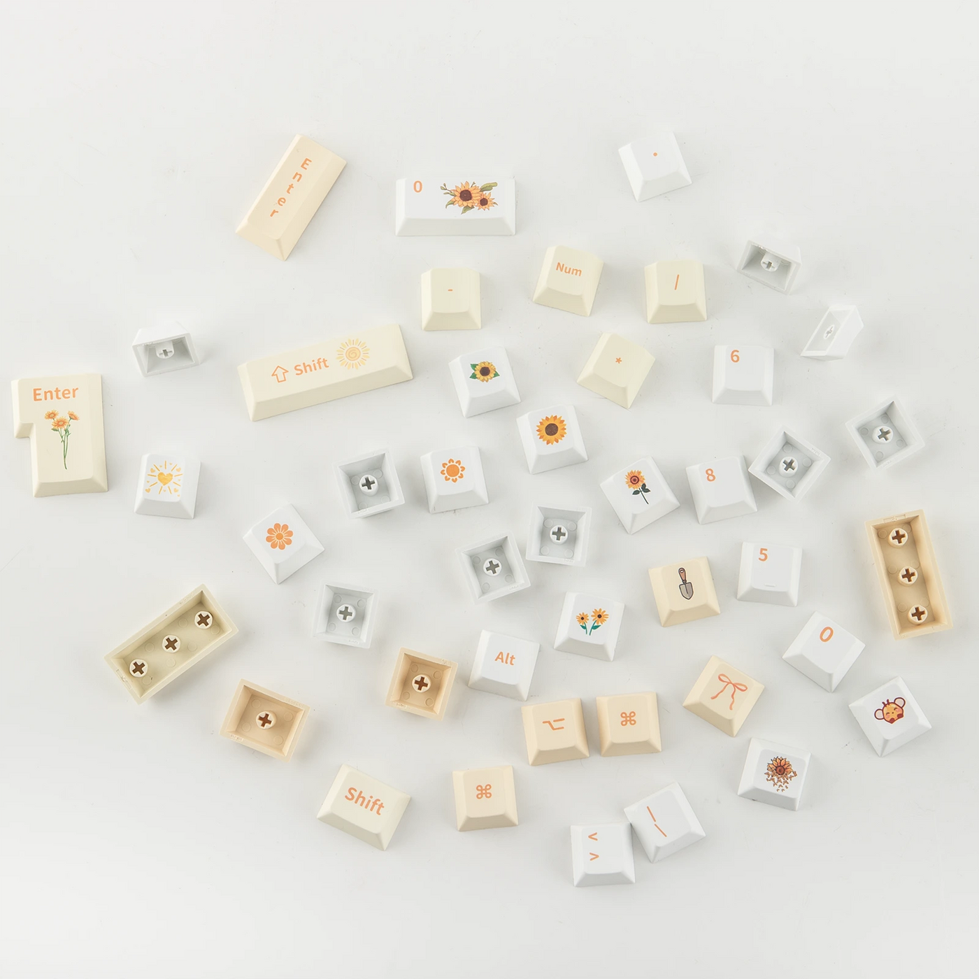 EPOMAKER Sunflower Keycap Set — packaging and accessories