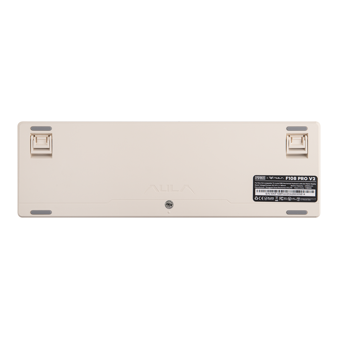 EPOMAKER X AULA F108 PRO V2 — angled product view
