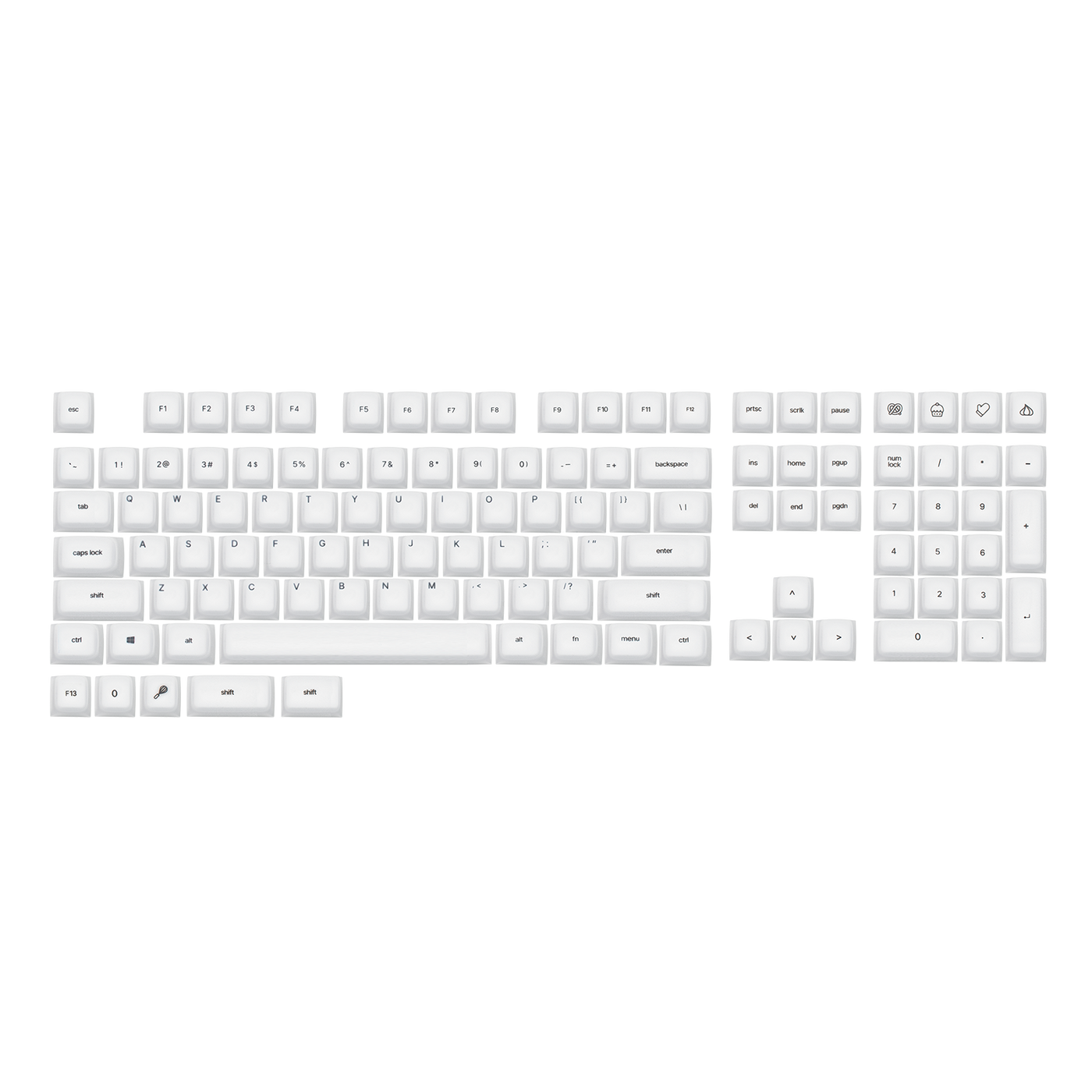 TH108 + AegisSil Keycaps Set Bundle — packaging and accessories