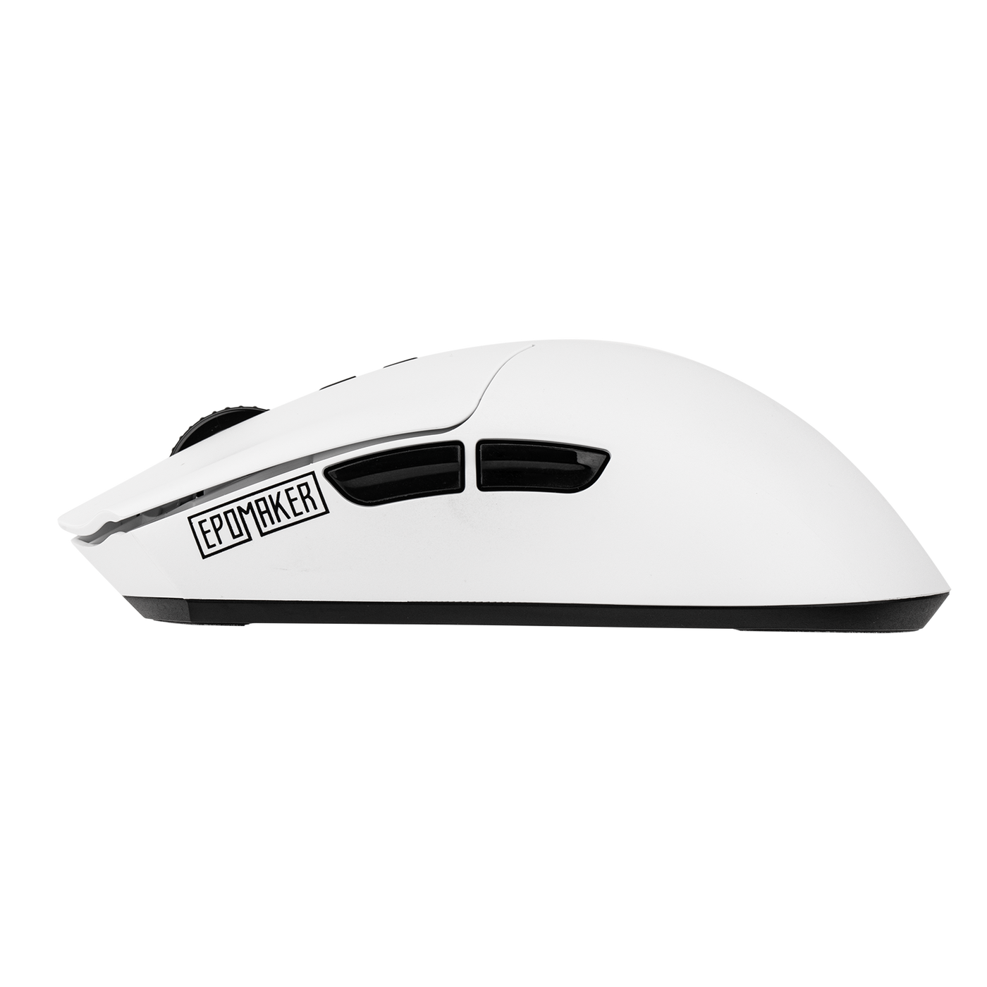 EPOMAKER Click Lite Mouse Black underside view showing PAW 3311 sensor and switches