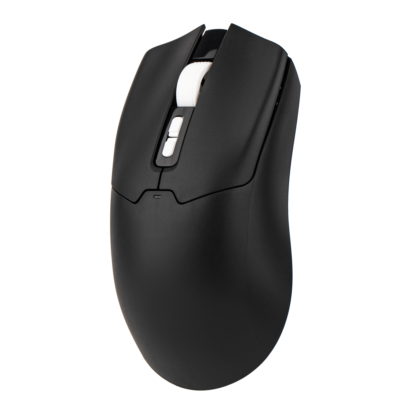 EPOMAKER Click Lite Mouse Black 3/4 angled view from the right