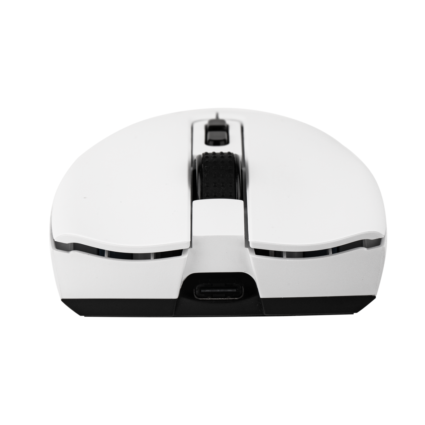 EPOMAKER Click Lite Mouse White side profile with EPOMAKER logo