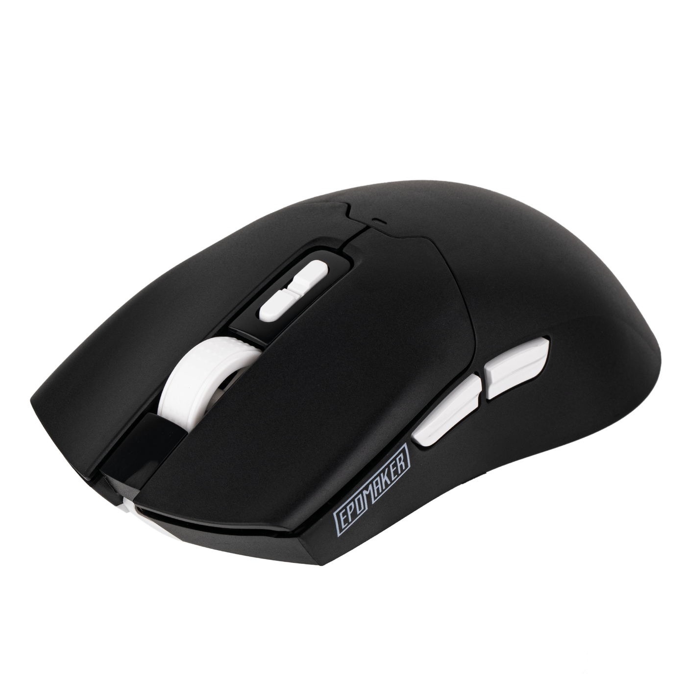 EPOMAKER Click Lite Mouse Black angled view showing ergonomic shape