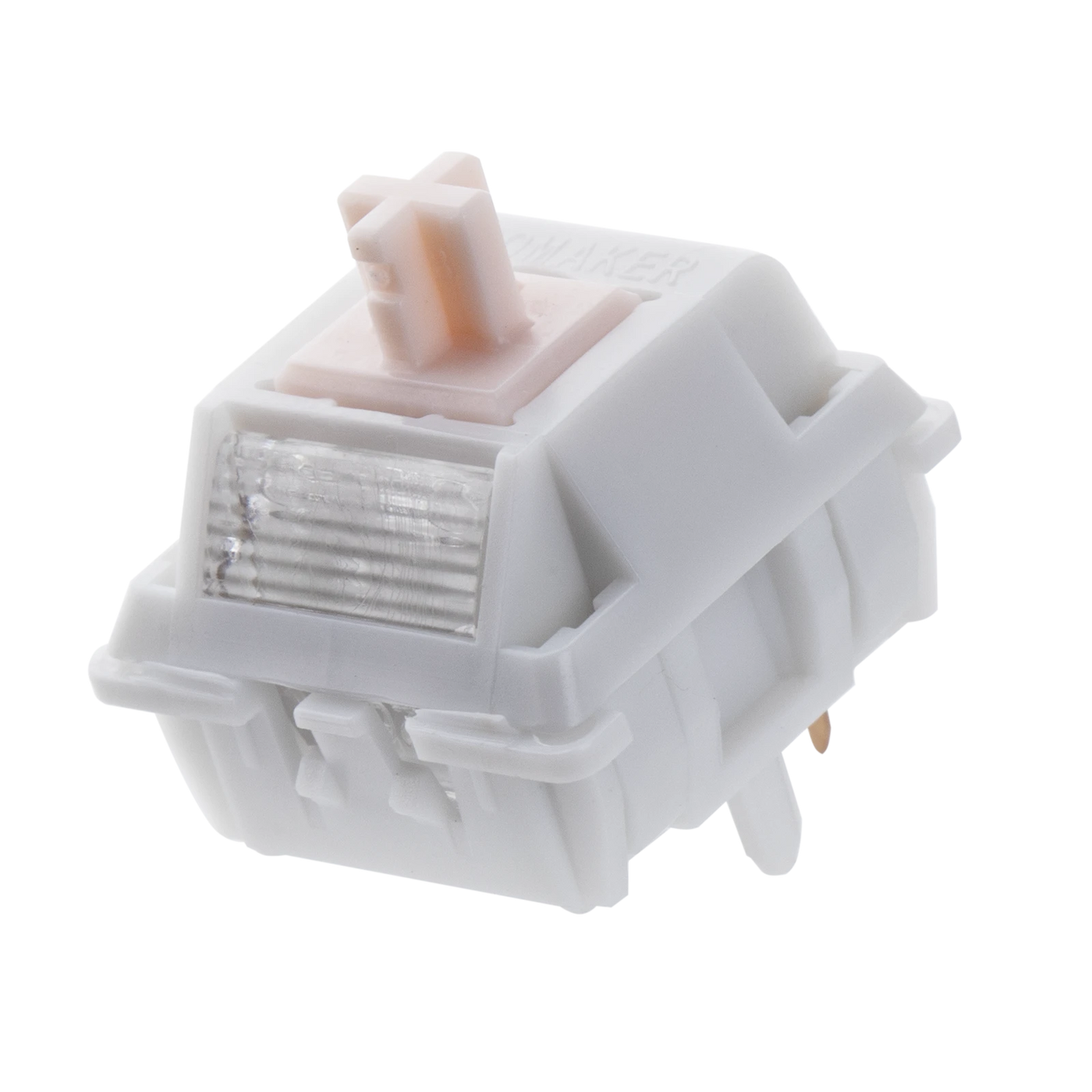 EPOMAKER Cream Marble Switch Set — side profile view