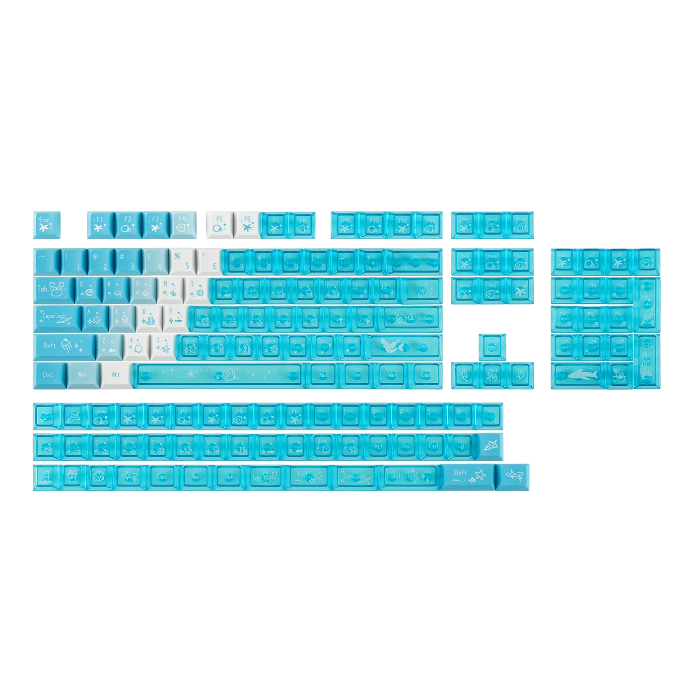 EPOMAKER DuoChrome Keycaps Set — product view 7