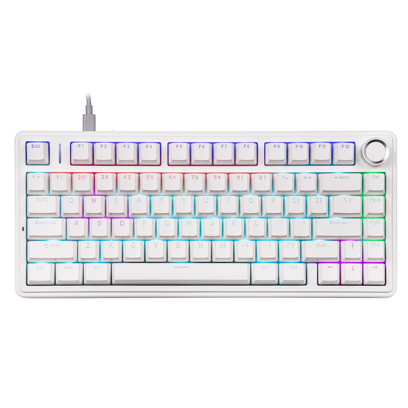 EPOMAKER x AULA F75 Wired — top-down view