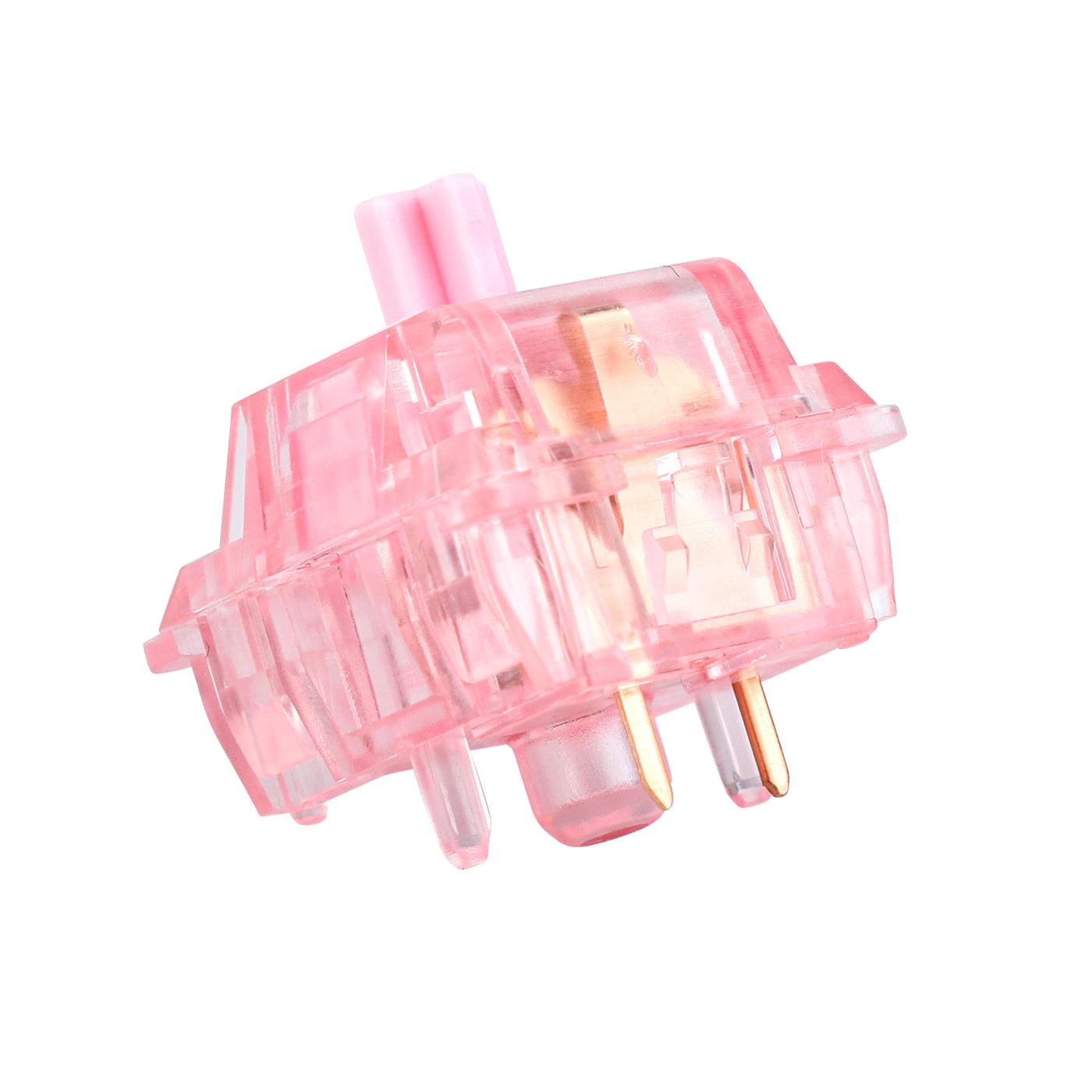 EPOMAKER Dawn Pink Switch Set — side profile view