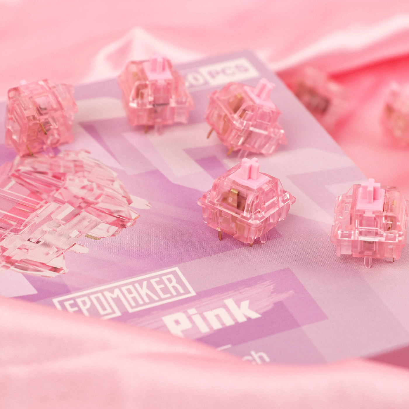 EPOMAKER Dawn Pink Switch Set — product view 13