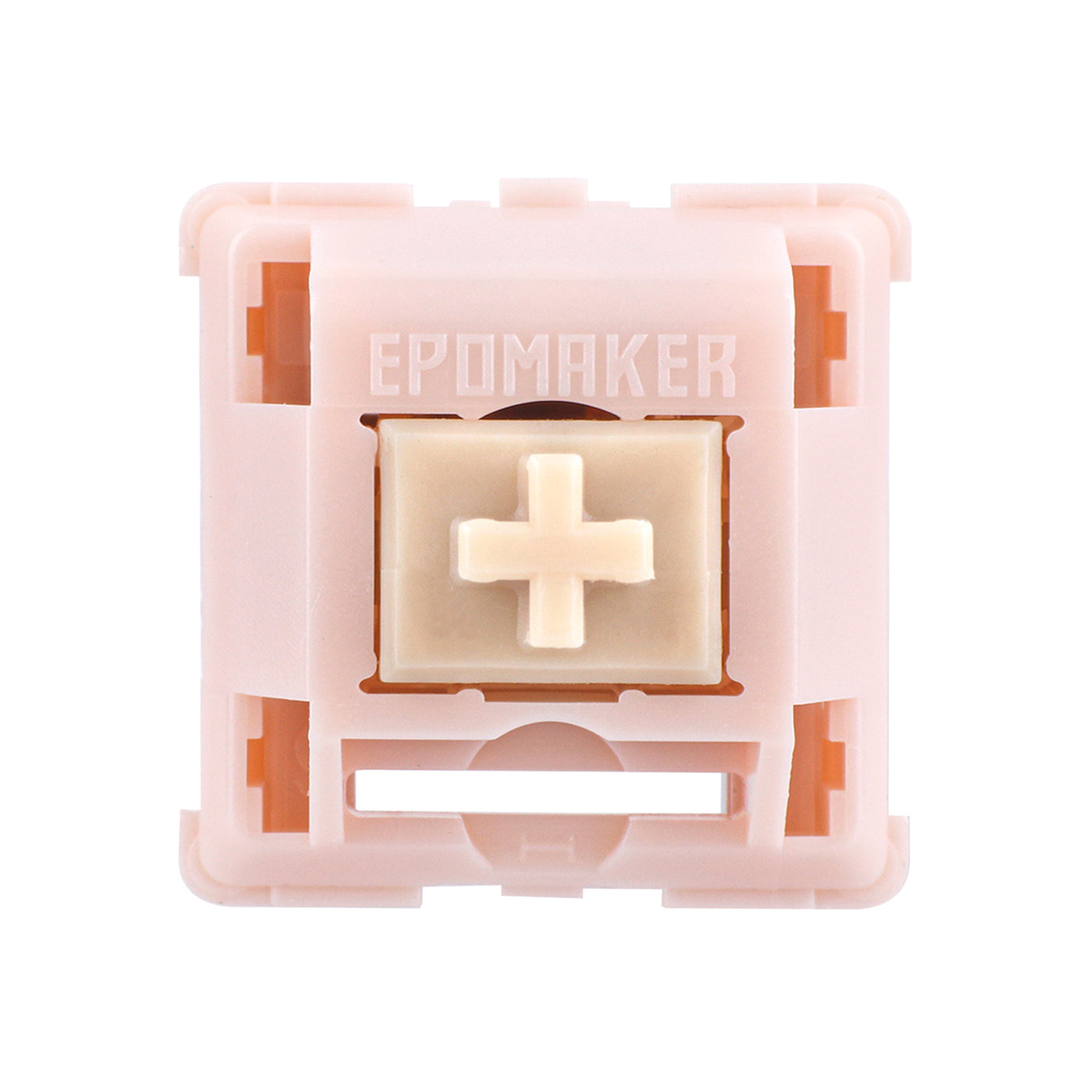 EPOMAKER Nude Rosa Silent Switch Set — top-down view