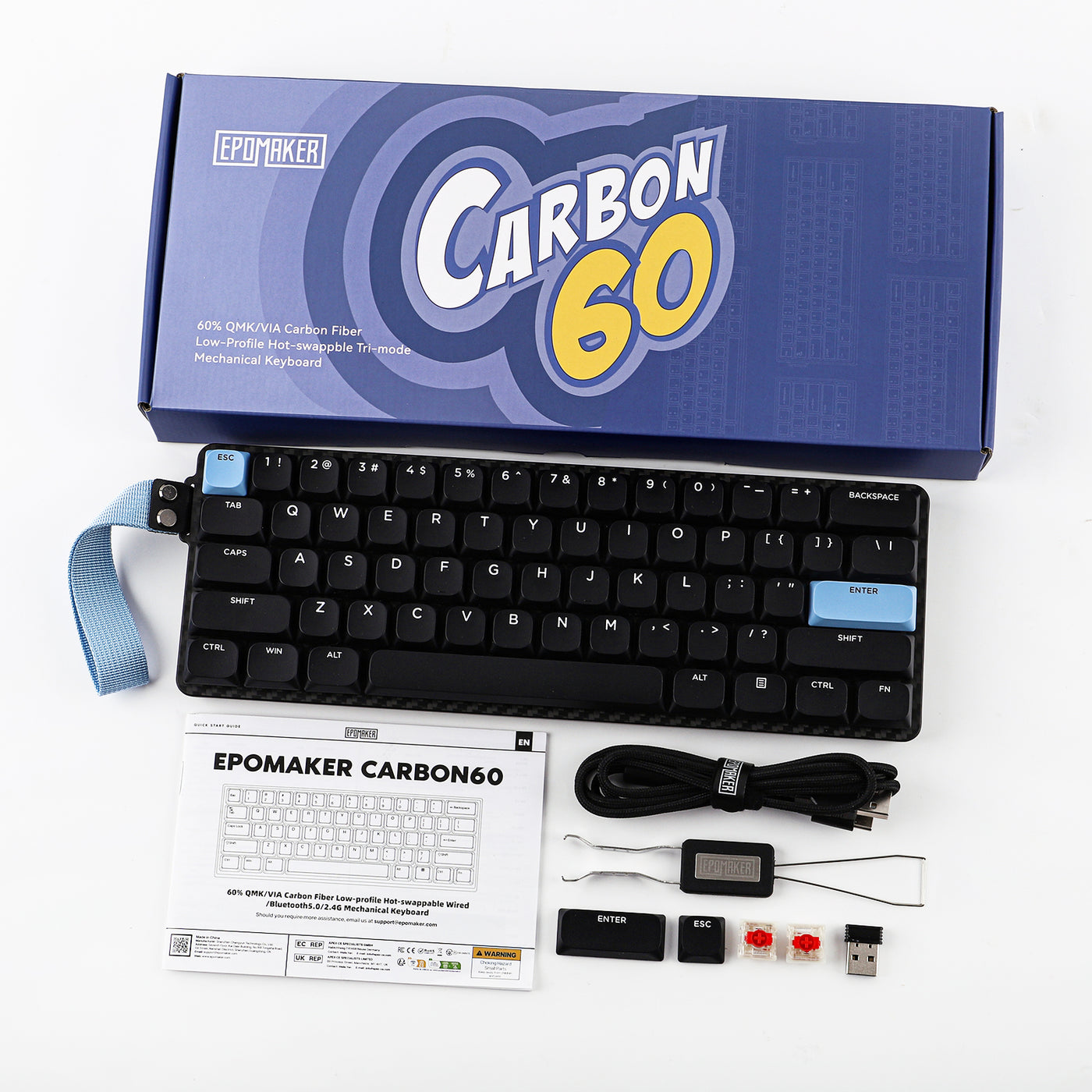 EPOMAKER Carbon60 — product view 12