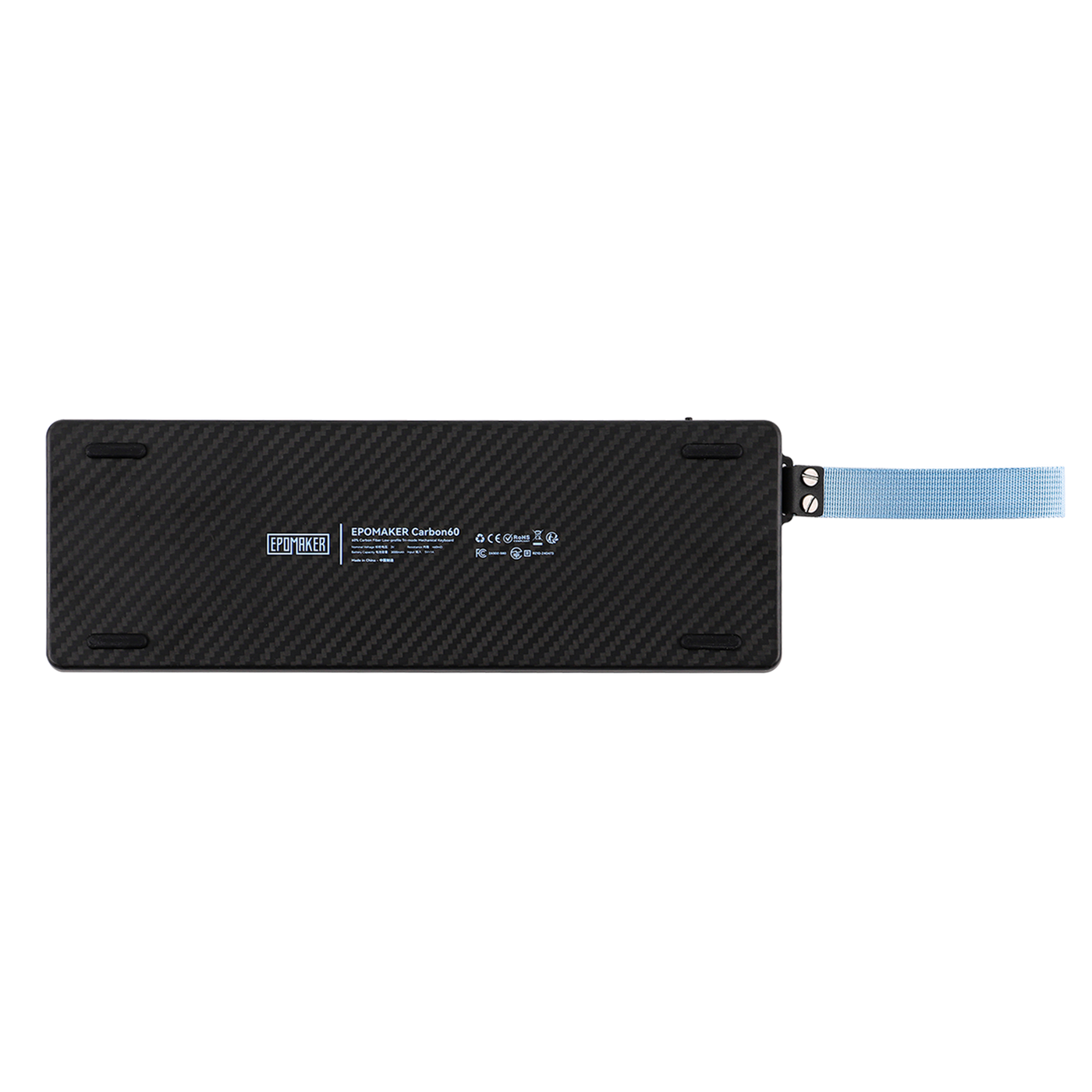 EPOMAKER Carbon60 — side profile view