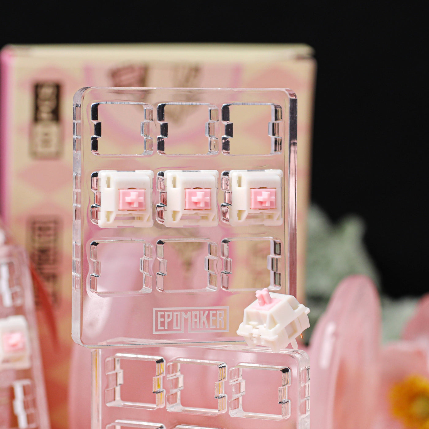 EPOMAKER Roseveil Silent Switch Set — angled product view