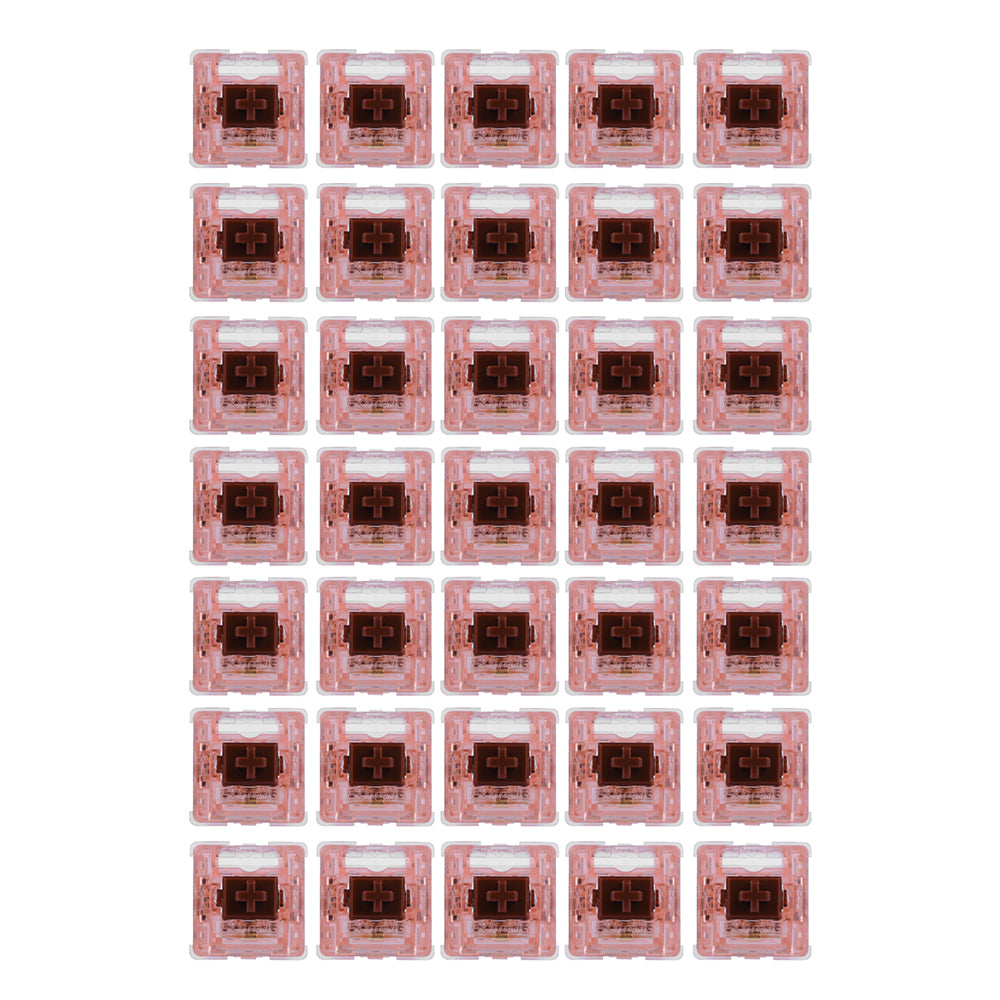 Epomaker Chocolate Mechanical Switch Set — detail close-up