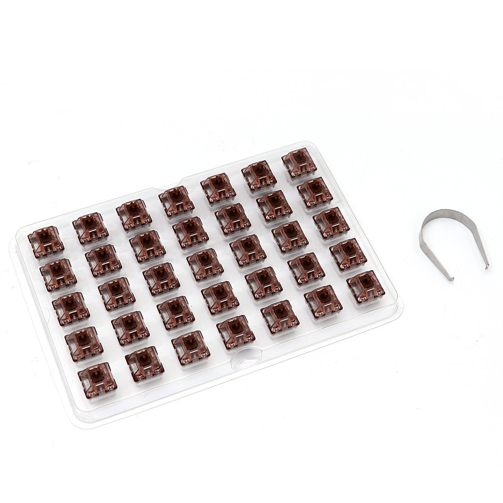 Epomaker Chocolate Optical Switch Set — packaging and accessories