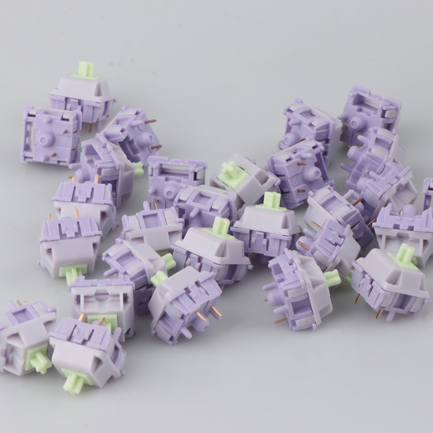 EPOMAKER Wisteria Switches Set — detail close-up